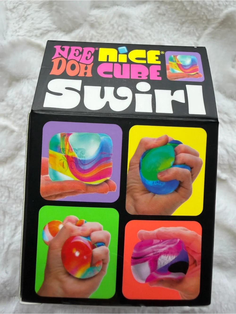 💗💜✨ **NIB – RARE NEEDOH NICE CUBE SWIRL PINK & PURPLE!** ✨💜💗